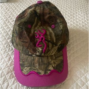 Browning camo baseball cap